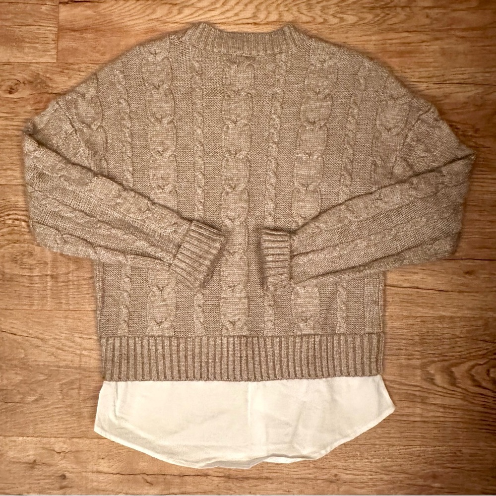 NWT! Design History Layered Twofer Knit Sweater XS - Picture 5 of 5